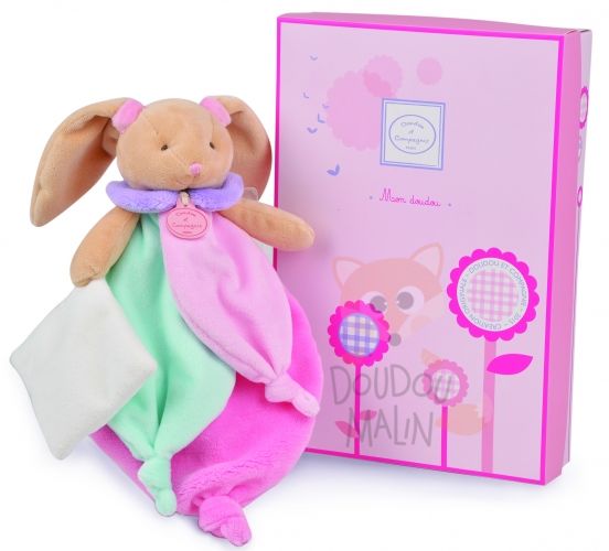  cueillette lapin rose violet vert 